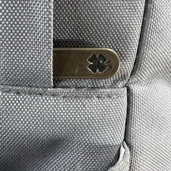 Lucky Brand Backpack Premium Laptop Canvas Unisex Backpack Color Grey - Picture 9 of 16